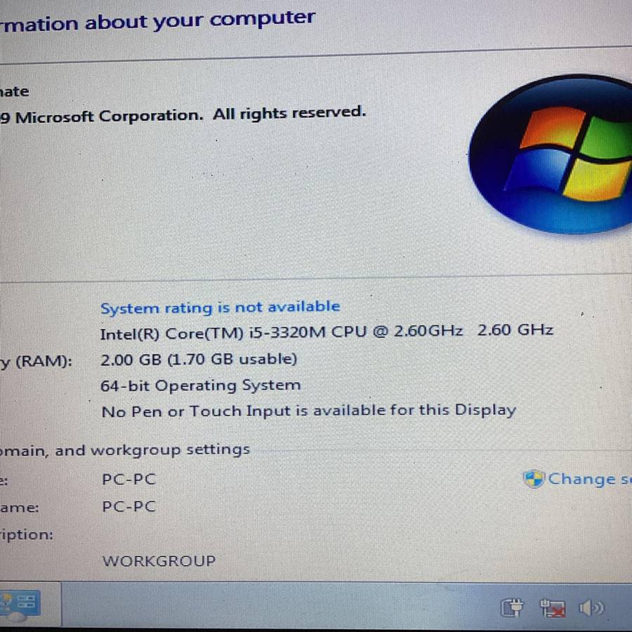 Lenovo laptop t530 i5 3rd Gen for rebuild/spare