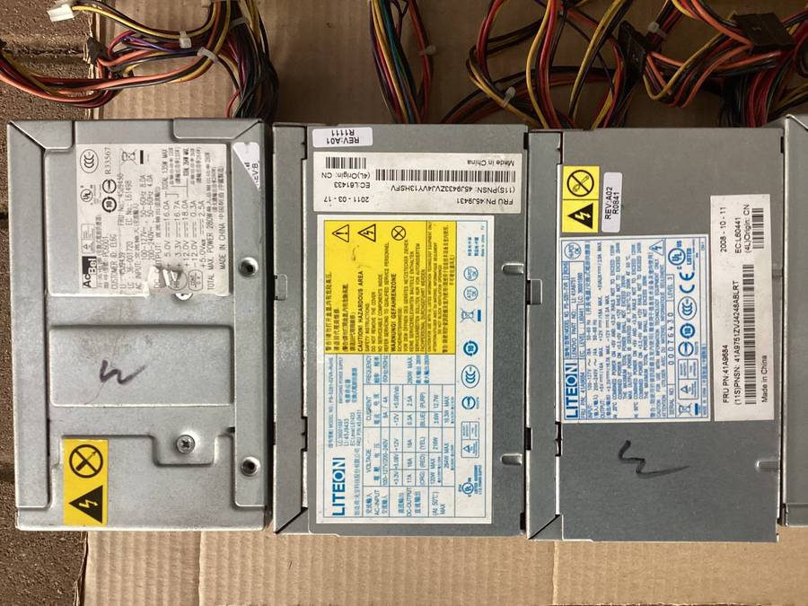 6x Desktop Psu SOLD AS 1 Lot