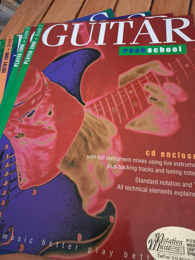 Bass Guitar Rockschool Grade 1,2 and 3 (5 books)