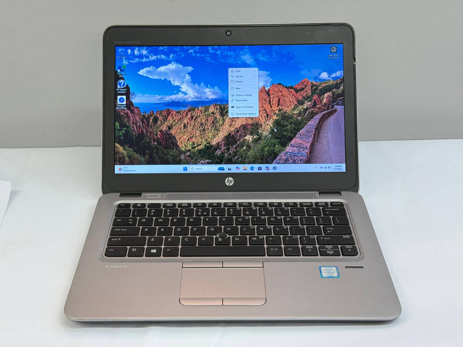 HP ELITEBOOK 820 G4 LAPTOP CORE i5 7300U 2.6GHZ 8GB RAM 500GB HDD WIN 11 PRO - SCREEN CASE DAMAGE