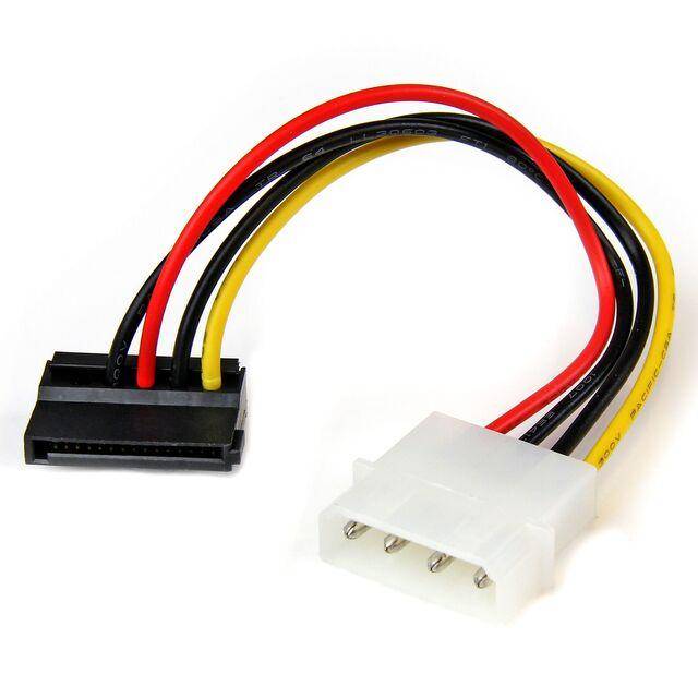 SATA Cable Rectangular 04 pos Plug to SATA 15 pos Female