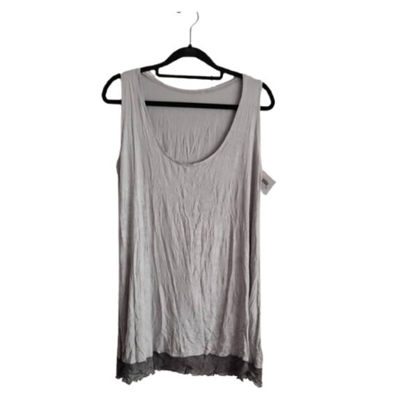 Ladies Casual Pants & Top - Light Grey - L