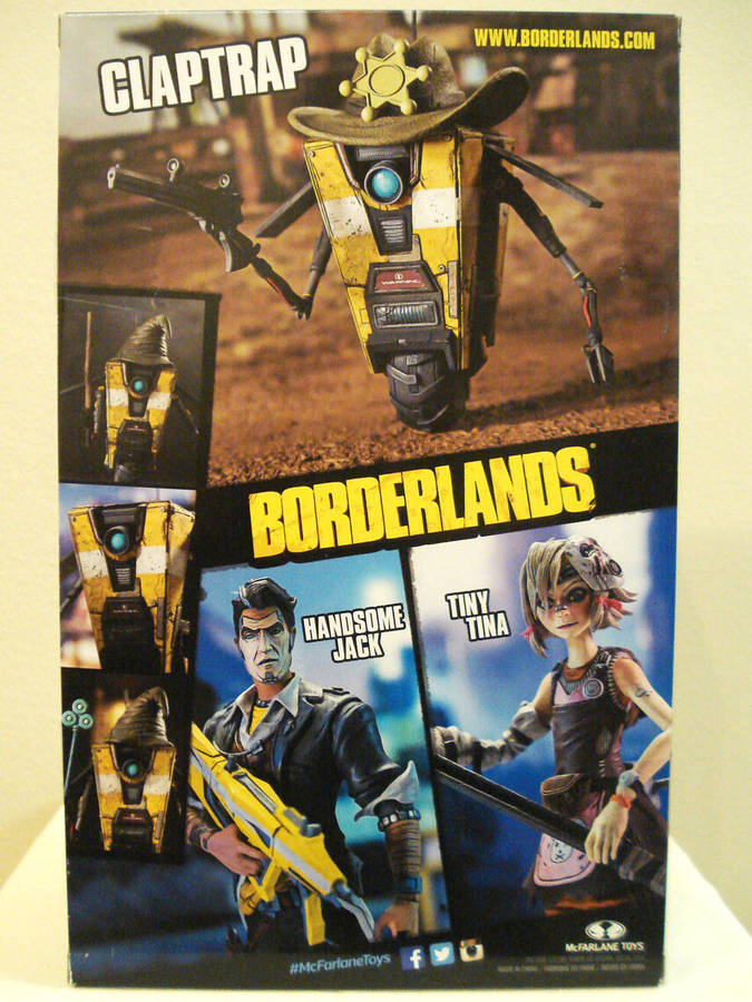 Borderlands Claptrap Action Figure - Deluxe Boxset