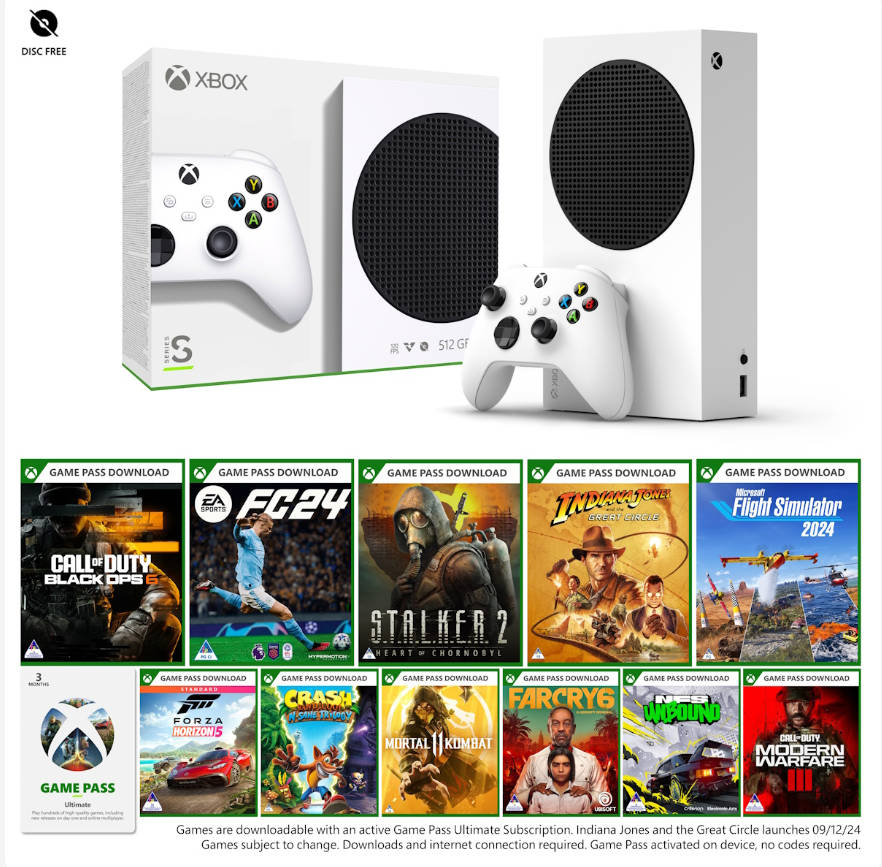 Xbox Series s - Game Pass Bundle