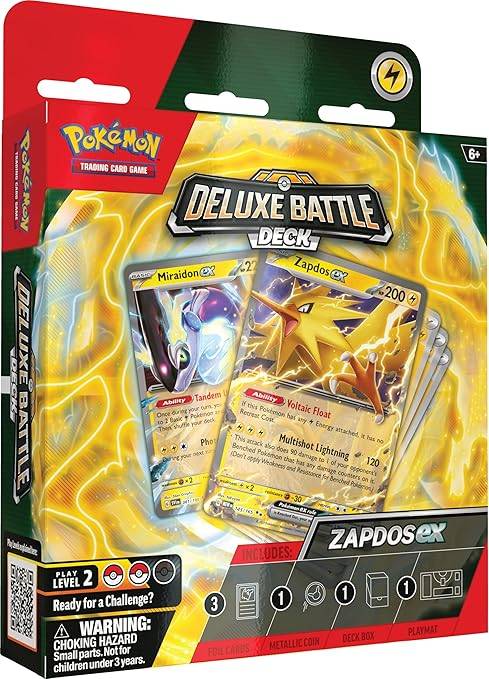 Pokémon: Zapdos EX Deluxe Battle Deck