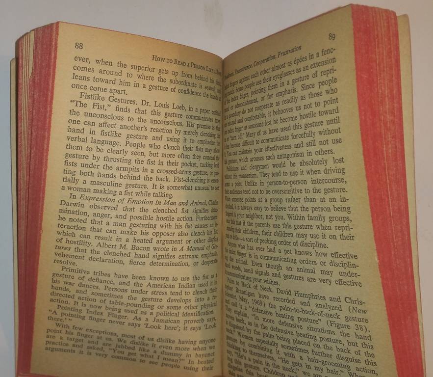 HOW TO READ A PERSON LIKE A BOOK By Gerard I. Nierenberg and Henry H. Calero