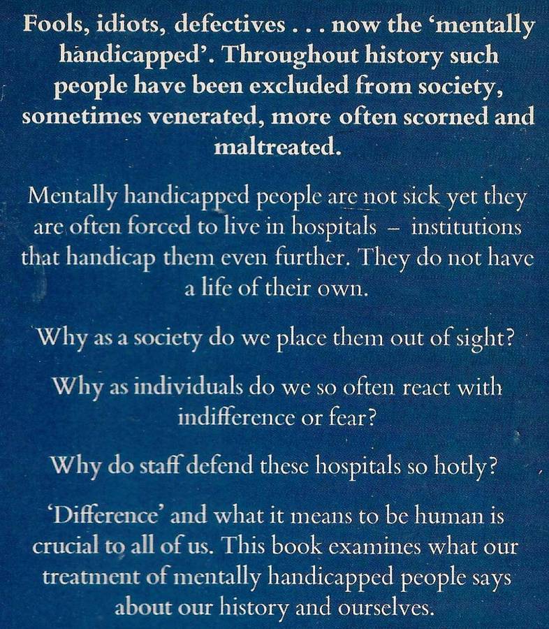THE POLITICS OF MENTAL HANDICAP by Joanna Ryan with Frank Thomas