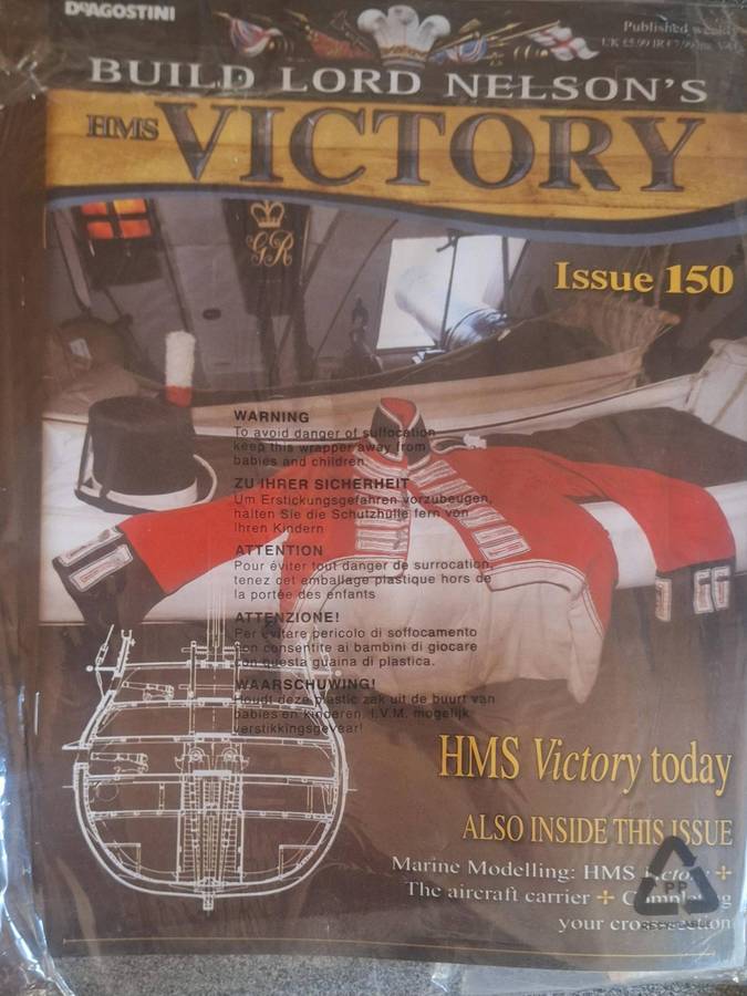 On SALE!!! - IMPRESSIVE MODEL SHIP KIT - HMS VICTORY - 1:84 Scale - Made by DeAgostini