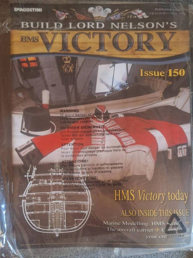 On SALE!!! - IMPRESSIVE MODEL SHIP KIT - HMS VICTORY - 1:84 Scale - Made by DeAgostini
