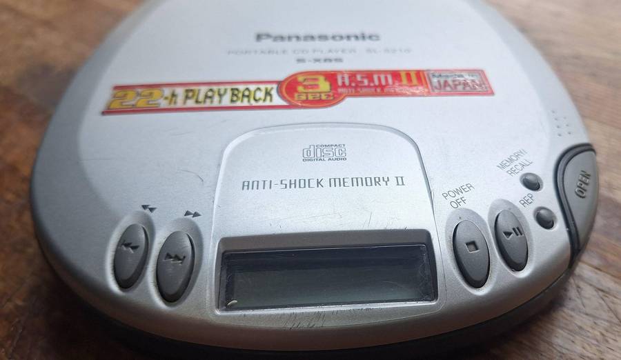 Panasonic SL-S210 Portable CD Player  Made in Japan | Vintage Tech Classic