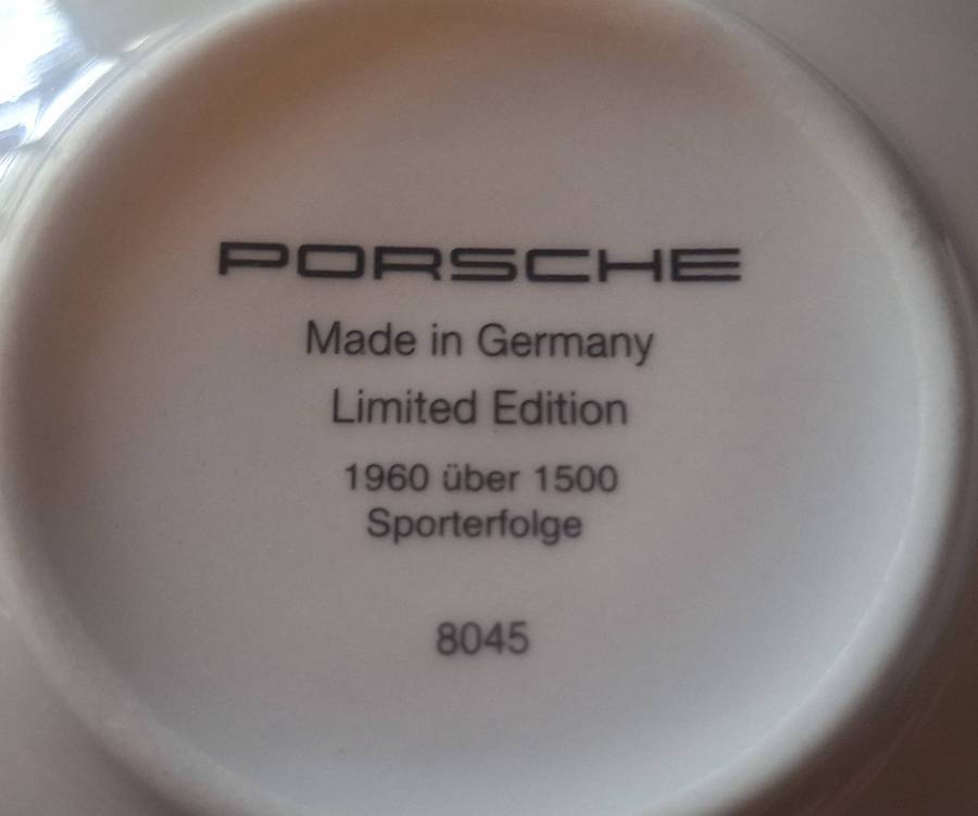 RARE VINTAGE - Porsche Driver's Selection  Espresso Cup Set - No. 4
