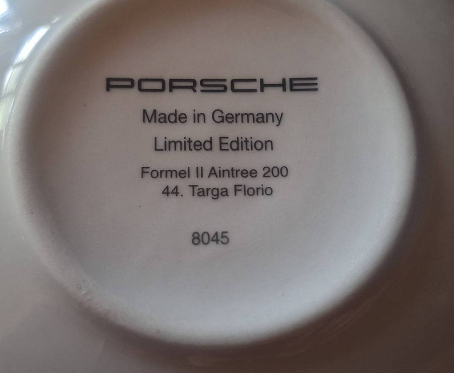 RARE VINTAGE - Porsche Driver's Selection  Espresso Cup Set - No. 4