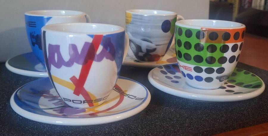 RARE VINTAGE - Porsche Driver's Selection  Espresso Cup Set - No. 4