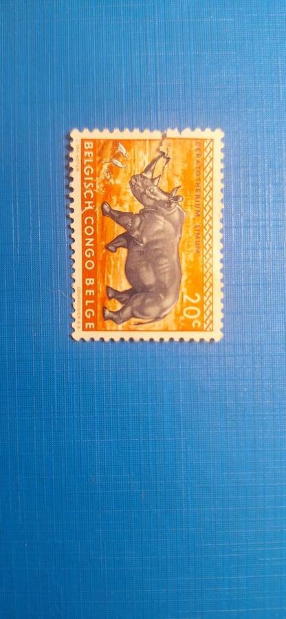 WORLDWIDE GRAB BAG! 10 Vintage Loose Stamps - Congo Rhino, Knossos, Germany, Italy
