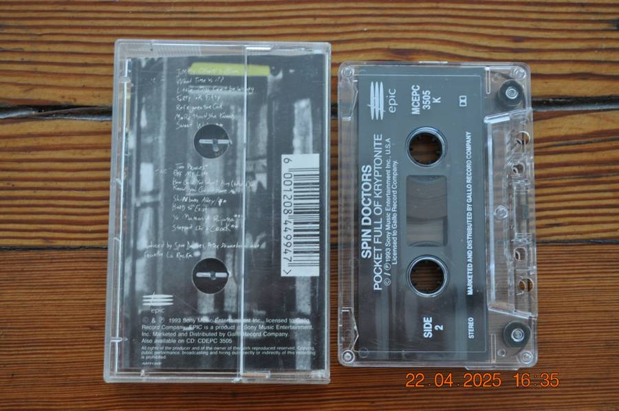 Spin Doctors - Pocket Full Of Kryptonite (Cassette)