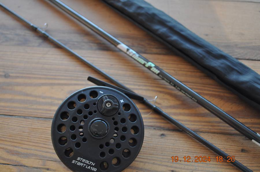 Silver Fox Fly Fishing Rod Stealth Reel