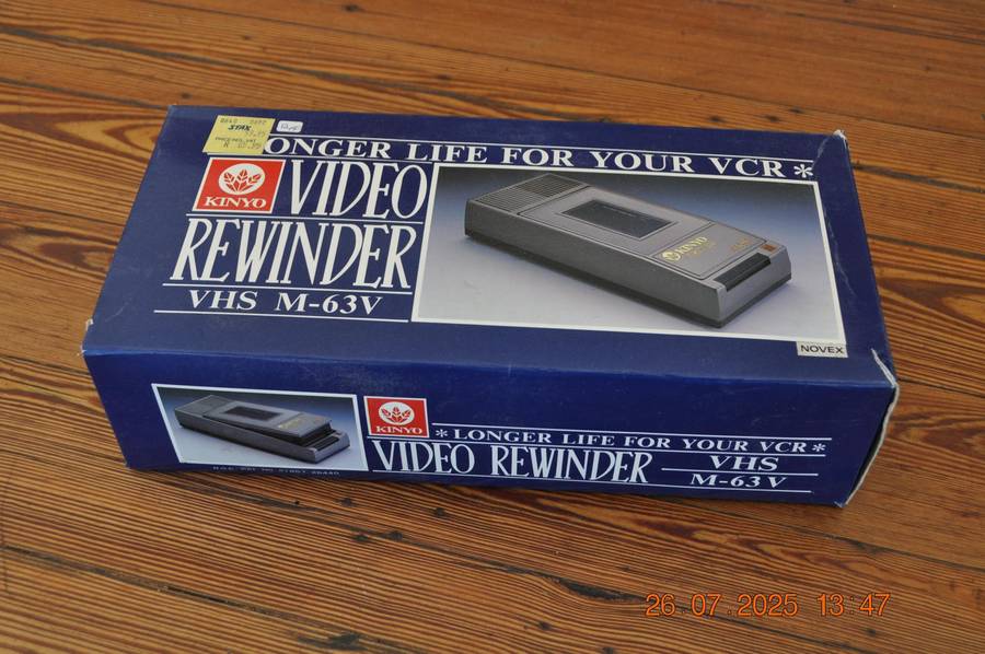Vintage Kinyo VHS Video Cassette Rewinder