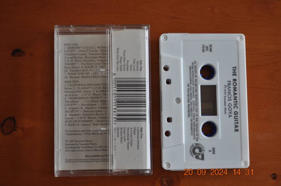 Francis Goya - The Romantic Guitar Of (Cassette)