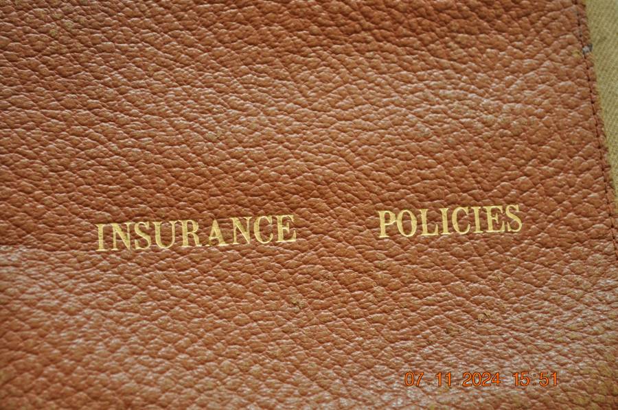 Vintage Leather Document Holder