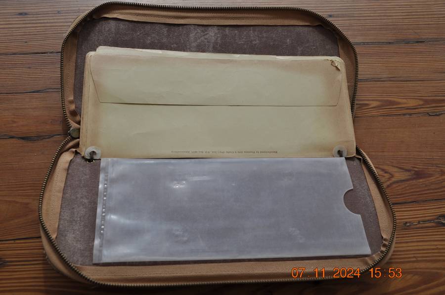 Vintage Leather Document Holder