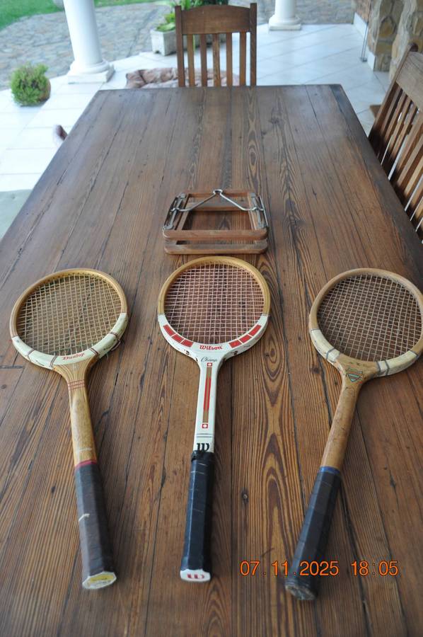Vintage Wooden Tennis Rackets