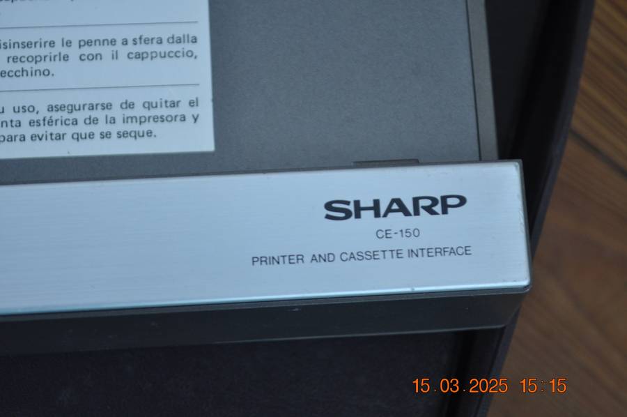 Vintage Sharp Ce-150 Interface Printer With Case (not tested)