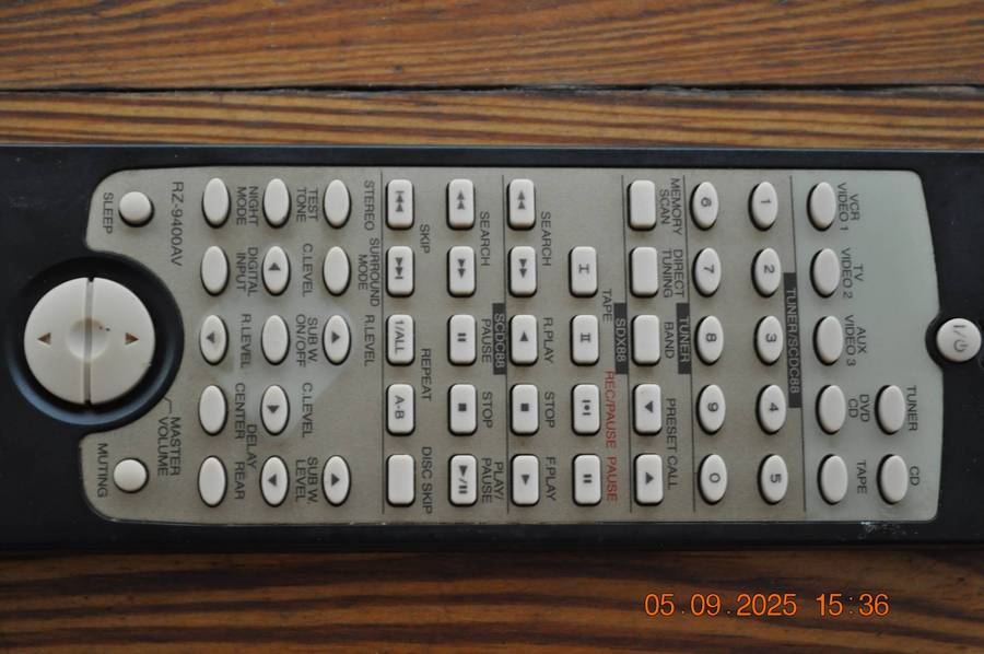 Original Remote Control For Sansui RZ-9400AV Amplifier