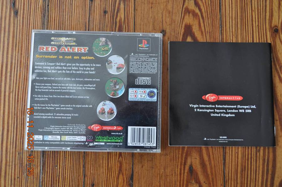 Command and Conquer  Red Alert Sony Ps1 Game