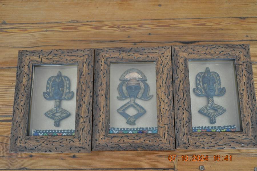 Framed African Mini Masks