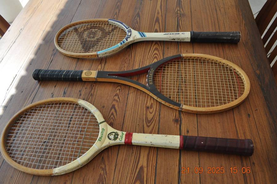 Vintage Wooden Tennis Rackets