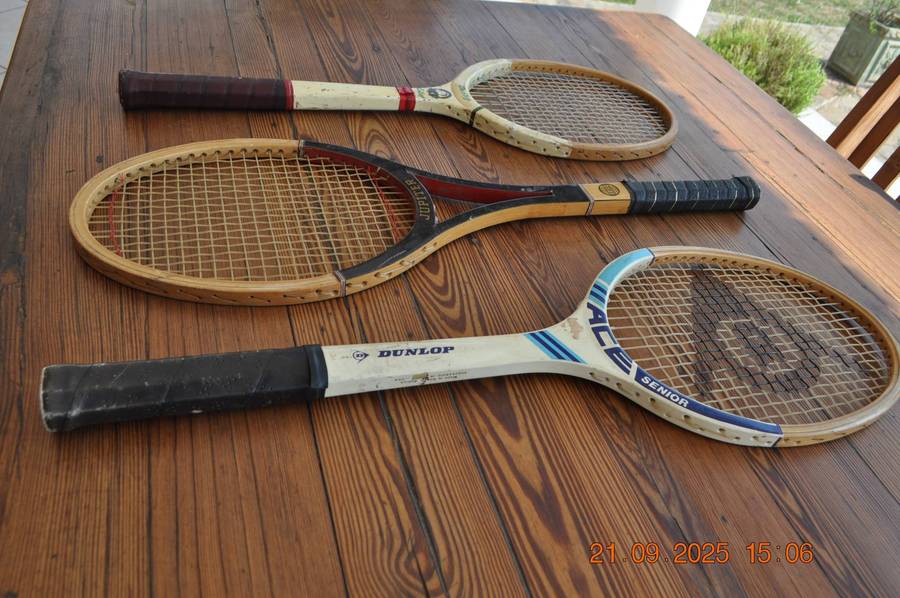 Vintage Wooden Tennis Rackets
