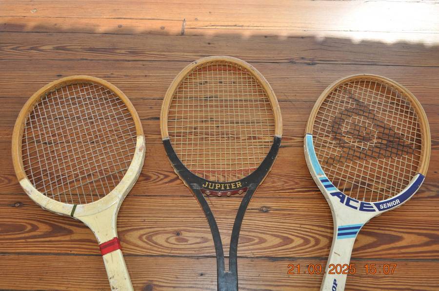 Vintage Wooden Tennis Rackets