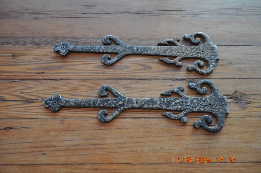 Vintage Cast Iron Dummy Hinge Fronts Doors Gates