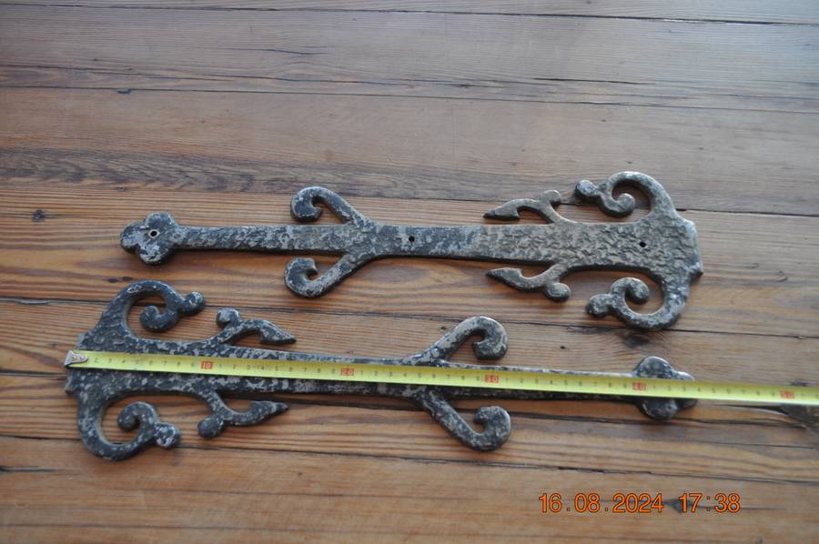 Vintage Cast Iron Dummy Hinge Fronts Doors Gates