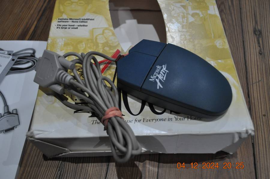 Vintage Microsoft Home Serial Mouse
