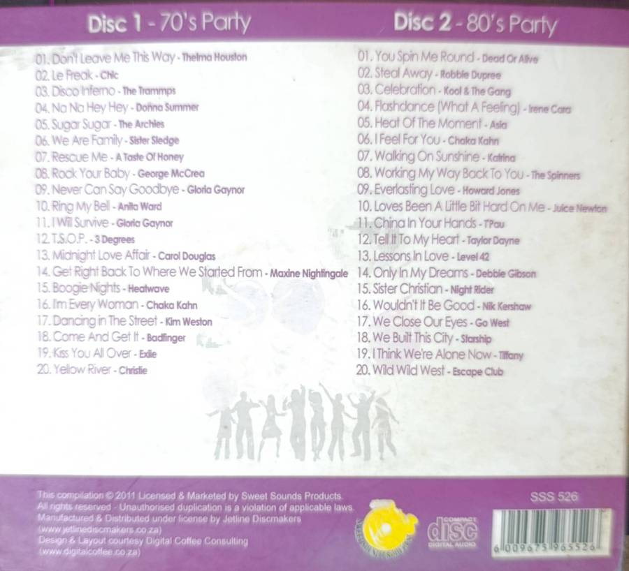 Various - Simply 70's & 80's Party (Double CD)
