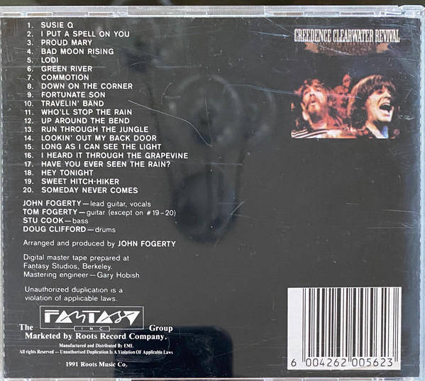 Creedence Clearwater Revival Featuring John Fogerty - Chronicle (The 20 Greatest Hits) (CD)