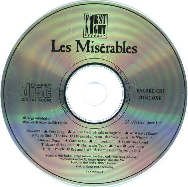 Les Misérables - The Original London Cast (CD Double)