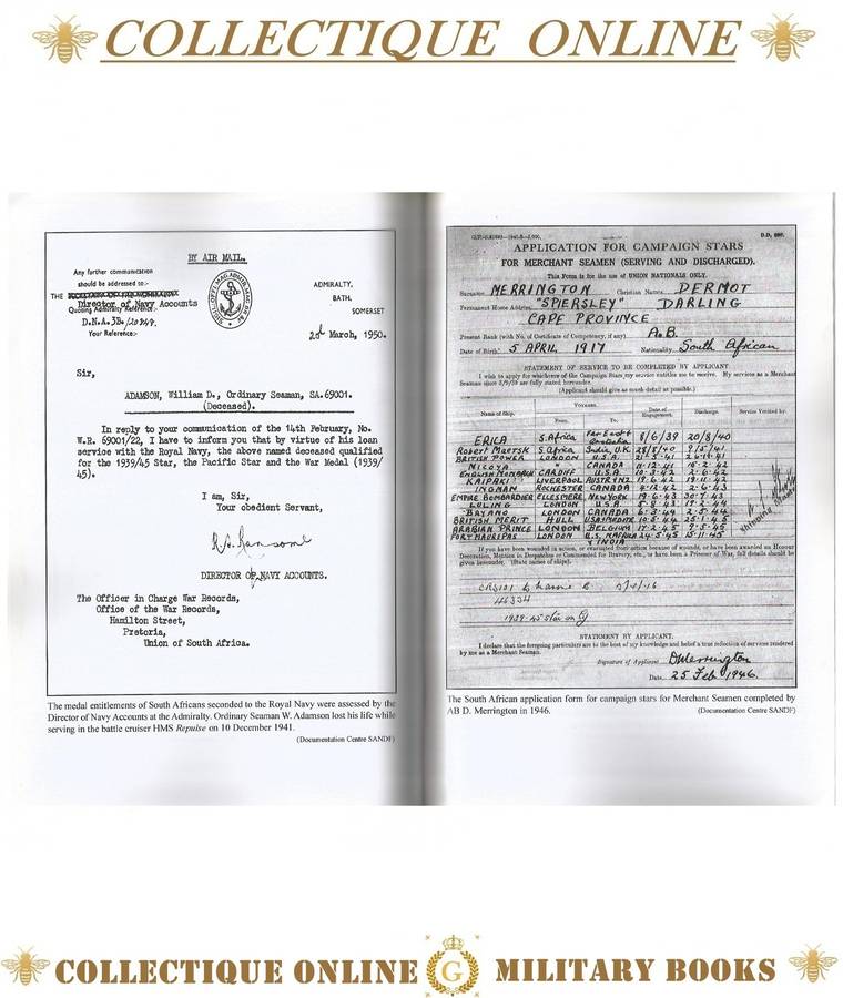 SOUTH AFRICAN RECIPIENTS OF THE PACIFIC STAR OR CLAPS : By MAC EOIN BISSET : (SOFT Cover).