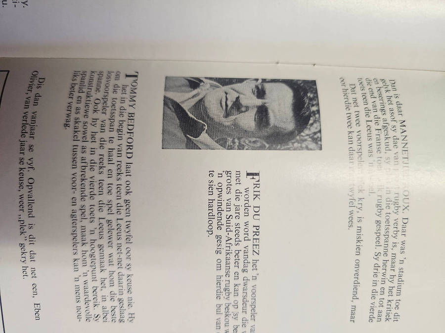 SA RUGBY and other books