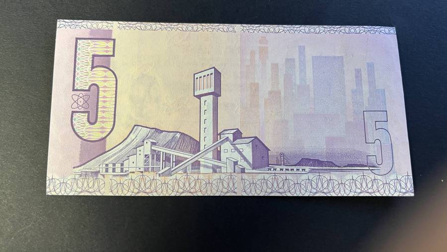 1978 UNC Five Rand TW de Jong B91