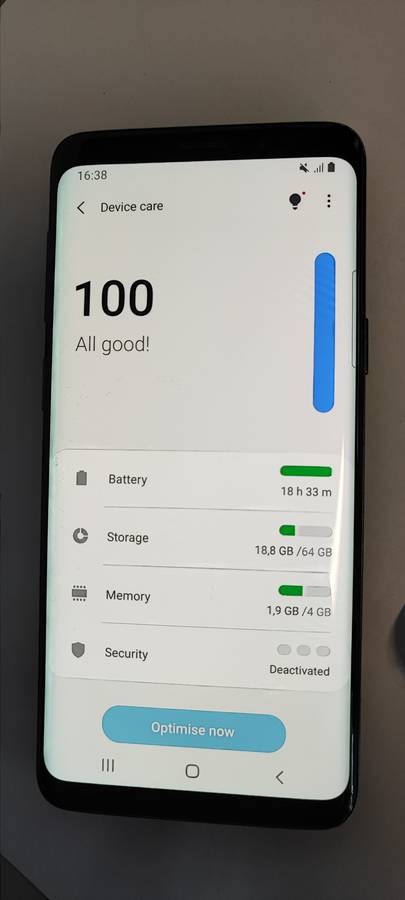 Samsung Galaxy S9 (Edge) 64GB, 32GB microSD card, read description
