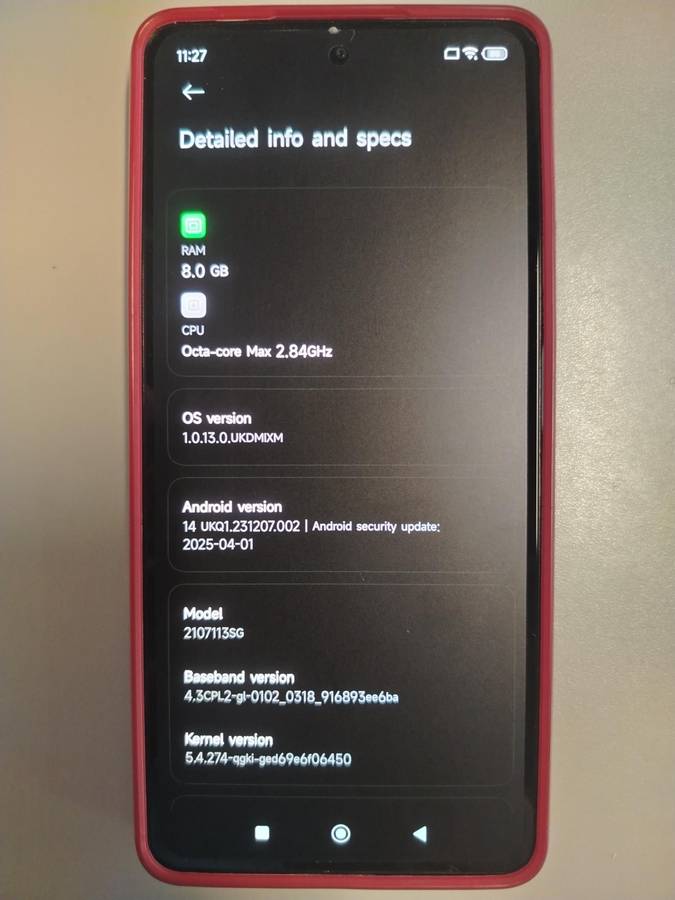 Xiaomi 11T Pro 256GB 8GB RAM