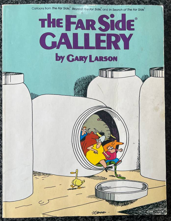 6 Comic Books! The Far Side Gallery Set Including The PreHistory of The Far Side by G Larson