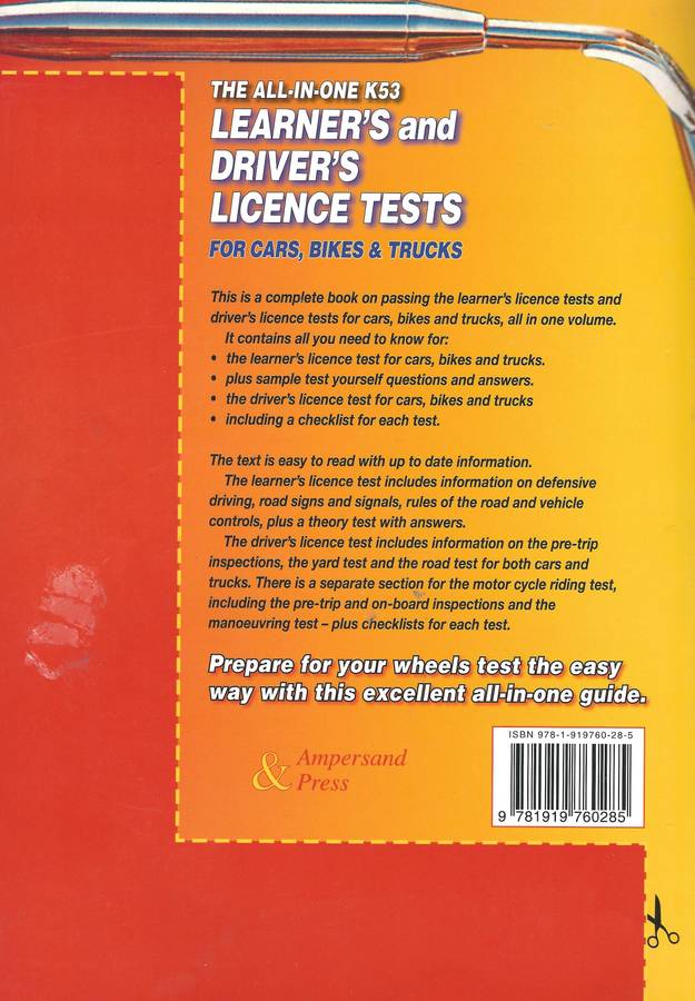 LEARNERS and DRIVERS LICENCE TESTS K53