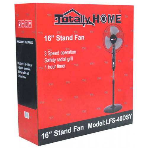 16 Inch 3 Speed Pedestal Fan with Plastic Run