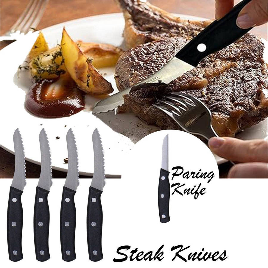Complete 13 Piece Flash Forged Sainless Steel Kitchen Knife Set