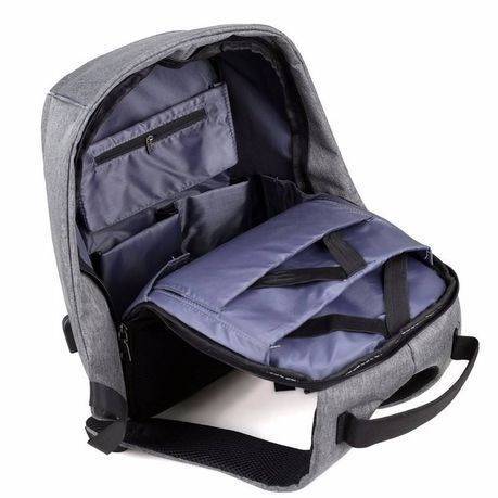 Anti-theft Travel Backpack Laptop School Bag with USB Charging Port