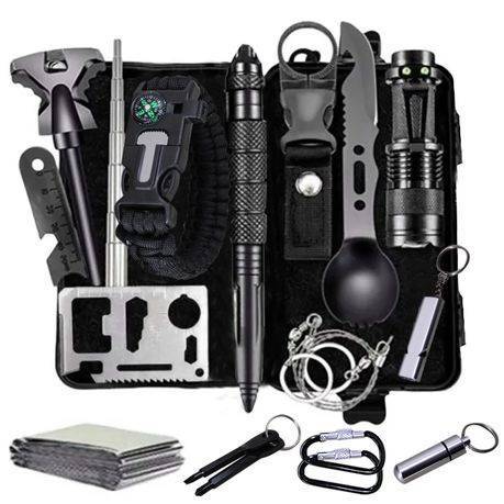 16 Piece Camping Outdoor Ultimate Survival Tool Kit