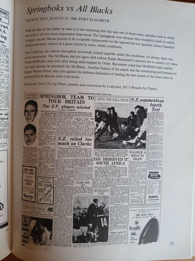 Great Springbok Rugby Tests - 100 Years of Headlines
